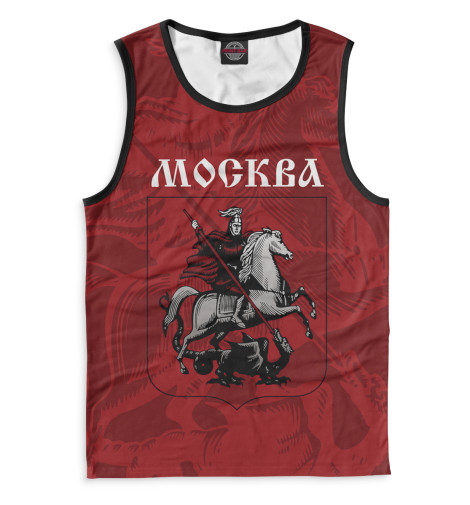 

Майки Print Bar, Белый, Герб Москвы