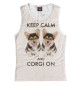 Майка для девочки Welsh Corgi