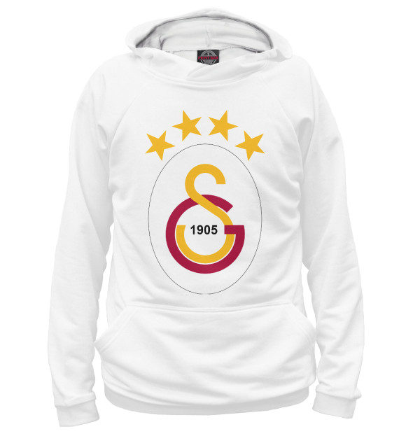 Женское худи с изображением Galatasaray цвета Белый