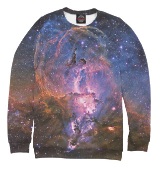 Женский свитшот Statue of Liberty nebula / Туманность Статуя Свободы (NGC 3576)