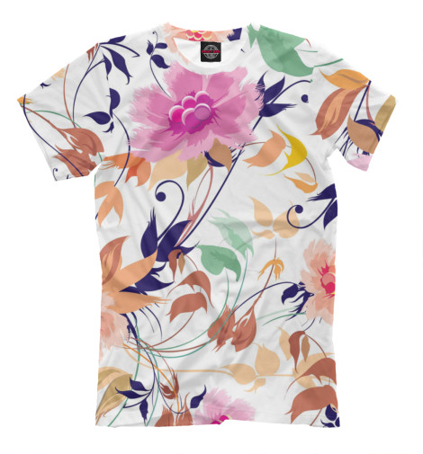 

Футболки Print Bar, Молочно-белый, Flower