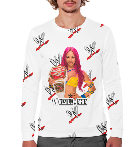 

Свитшоты Print Bar, Белый, Саша Бэнкс