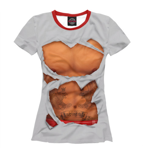 

Футболки Print Bar, Белый, Тело мачо