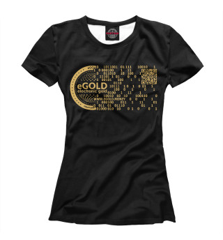 Футболка для девочек Gold stablecoin eGOLD