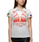 Женское поло Fight Club Akhmat White