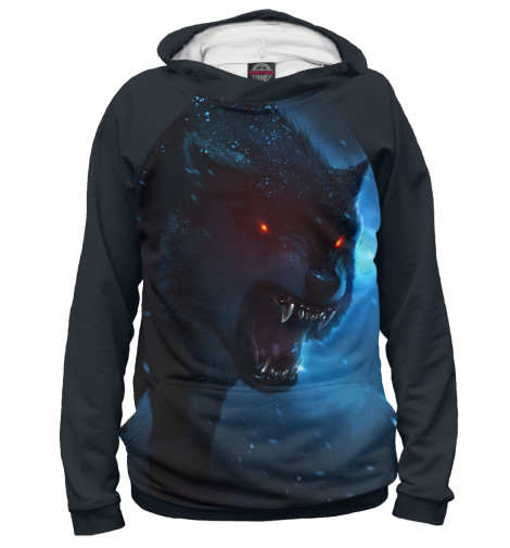 

Худи Print Bar, Белый, Волк