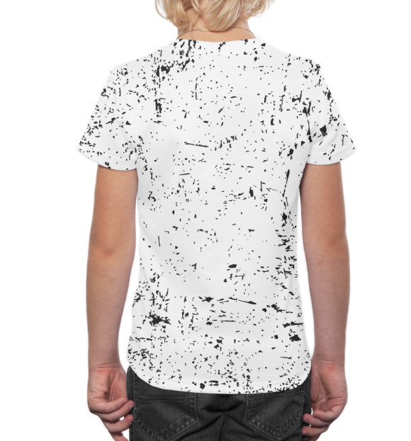 Футболка для мальчиков с изображением Отбросы цвета Белый