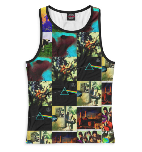 

Майки борцовки Print Bar, Белый, Pink Floyd