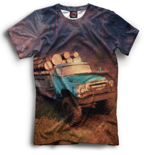 

Футболки Print Bar, Черный, Spintires