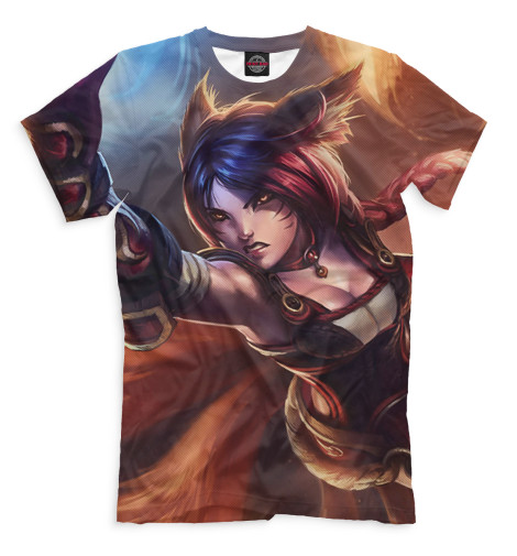 

Футболки Print Bar, Молочно-белый, Foxfire Ahri