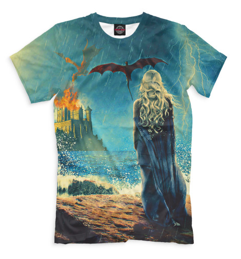 

Футболки Print Bar, Серый, Игра Престолов