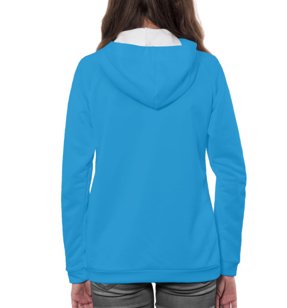 Женское худи с изображением Елизавета цвета Белый