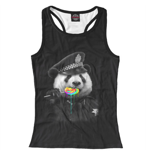 

Майки борцовки Print Bar, Белый, Panda Cop