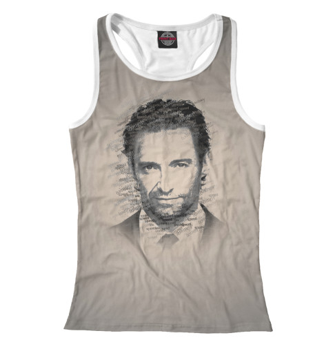 

Майки борцовки Print Bar, Белый, Hugh Jackman - Хью Джекман