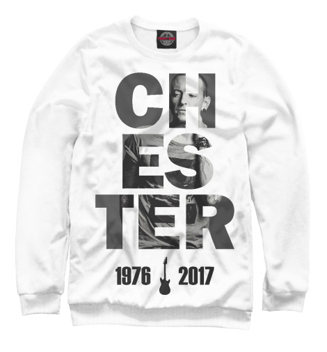 

Свитшоты Print Bar, Белый, Chester - Linkin Park