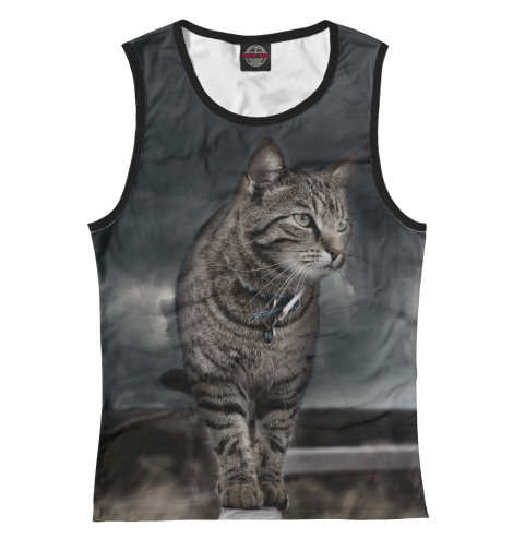 

Майки Print Bar, Белый, Кот