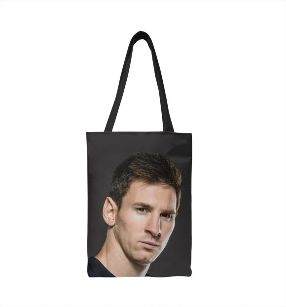 Сумка-шоппер с изображением Messi цвета 