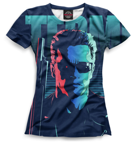 

Футболки Print Bar, Белый, Терминатор