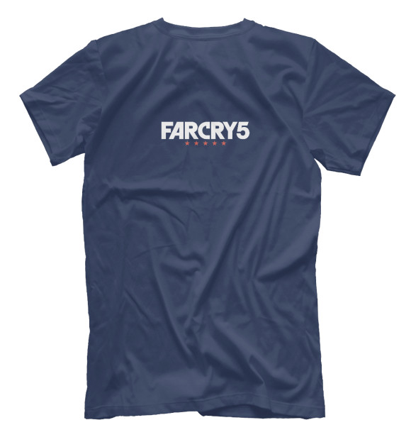Мужская футболка с изображением Far Cry 5. Hope County цвета Белый