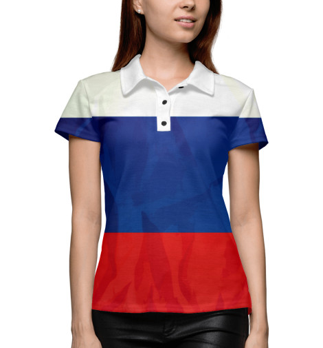 

Поло Print Bar, Белый, Россия