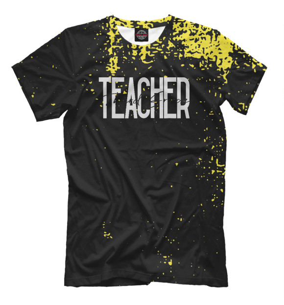 Мужская футболка с изображением Third Grade Teacher цвета Белый