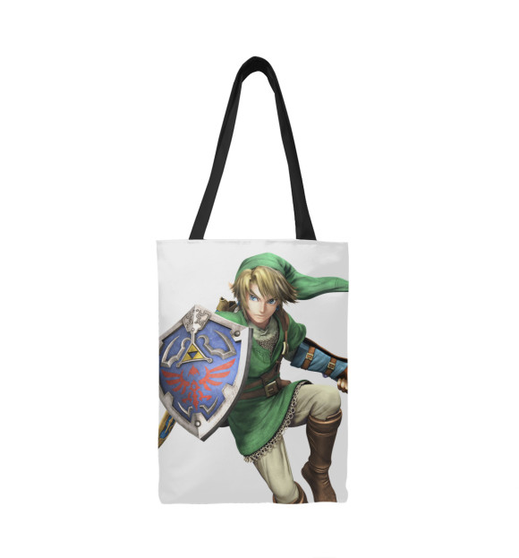 Сумка-шоппер с изображением The Legend of Zelda цвета 