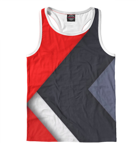 

Майки борцовки Print Bar, Белый, Линии геометрии