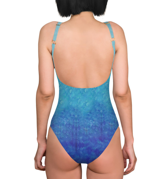 Купальник-боди с изображением Лягушка цвета 