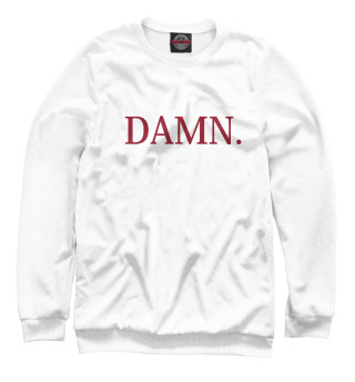 Женский свитшот DAMN. Kendrick Lamar