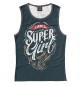 Майка для девочки I am super girl