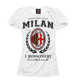 Женская футболка Милан