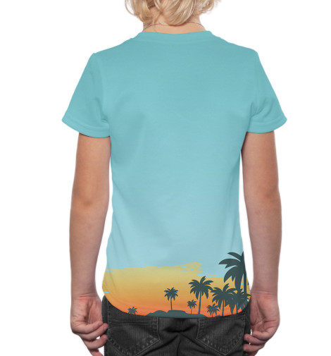 

Футболки Print Bar, Грязно-голубой, Берегу родину