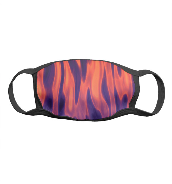 Маска тканевая с изображением Фиолетовое пламя цвета Белый