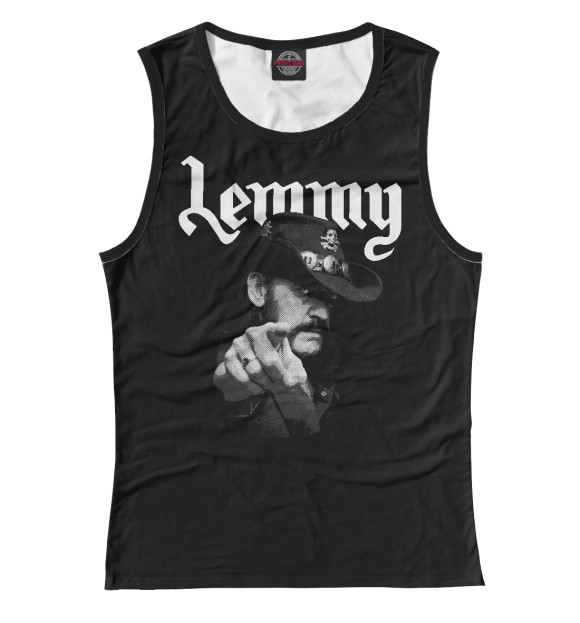 Майка для девочки с изображением Lemmy цвета Белый