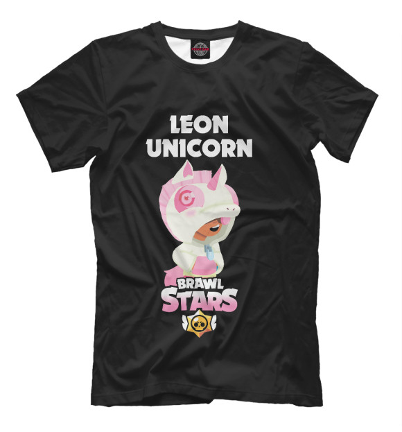Футболка для мальчиков с изображением Brawl Stars UNICORN цвета Белый