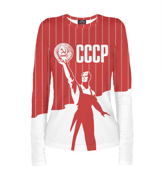 Лонгслив для девочки СССР - Герб Советского союза
