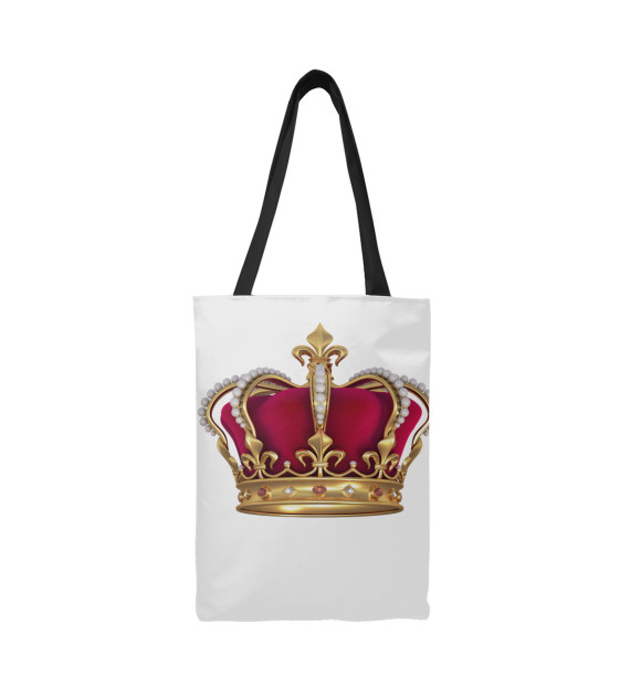 Сумка-шоппер с изображением Парные KING & Queen цвета 