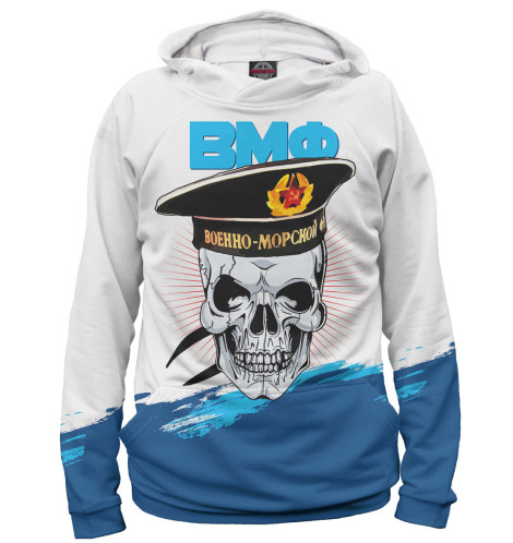 

Худи Print Bar, Белый, ВМФ