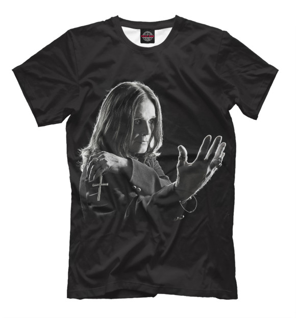 Футболка для мальчиков с изображением Ozzy Osbourne цвета Черный