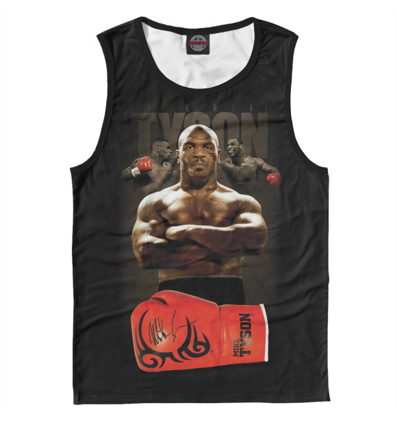 Майка для мальчика с изображением Тайсон цвета Белый