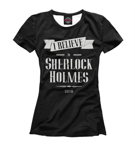 

Футболки Print Bar, Белый, Sherlock