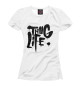 Футболка для девочек Thug life