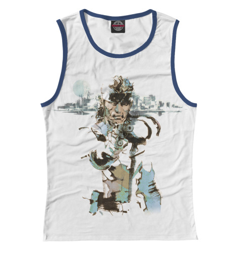 

Майки Print Bar, Белый, Solid Snake