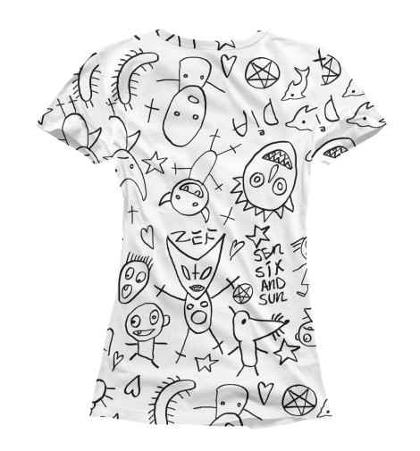 

Футболки Print Bar, Белый, Die Antwoord. Рисунки