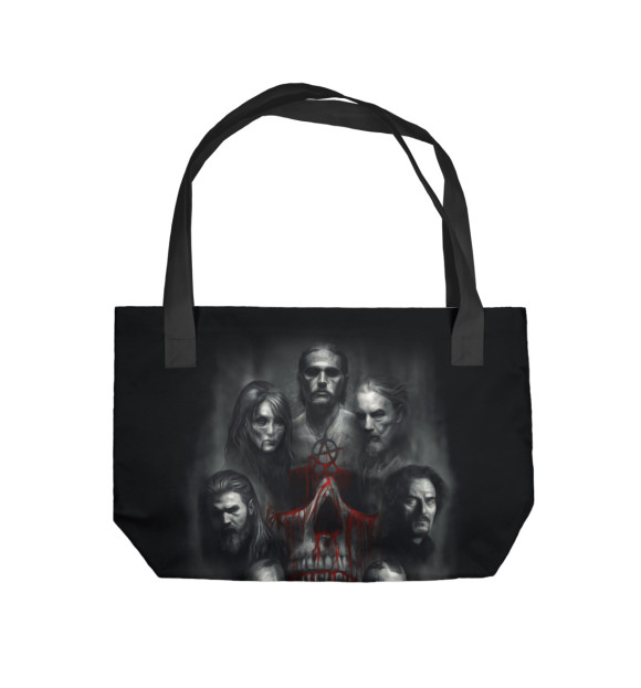 Пляжная сумка с изображением Sons of anarchy цвета 