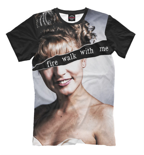 

Футболки Print Bar, Молочно-белый, Fire Walk With Me