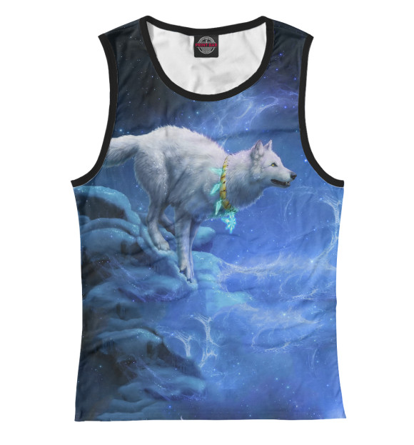 Майка для девочки с изображением Jump цвета Белый