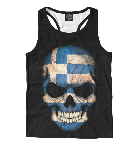 

Майки борцовки Print Bar, Белый, Череп - Греция