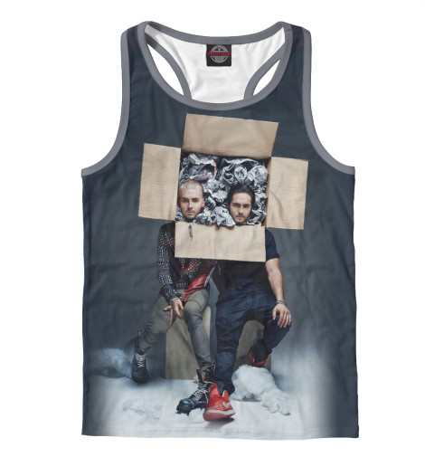 

Майки борцовки Print Bar, Белый, Tokio Hotel
