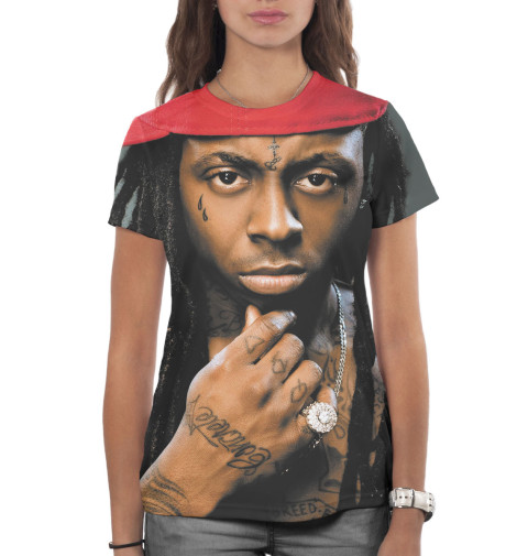 

Футболки Print Bar, Белый, Lil Wayne